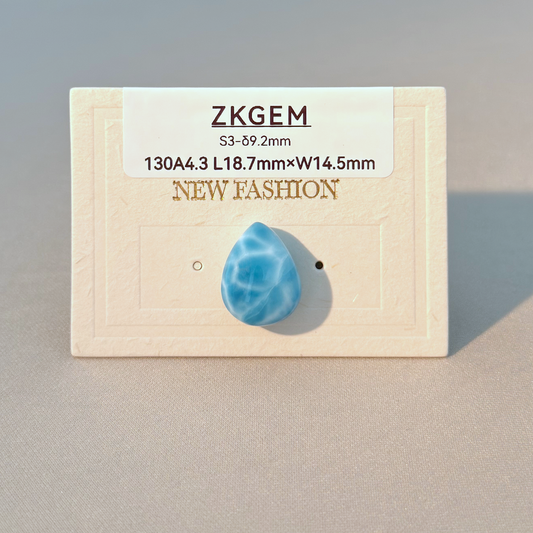 Larimar Teardrop Loose Stone - High Quality Natural Gemstone