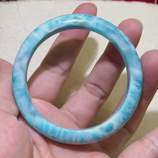 Larimar Bracelet | Natural Larimar One-of-a-Kind Handmade